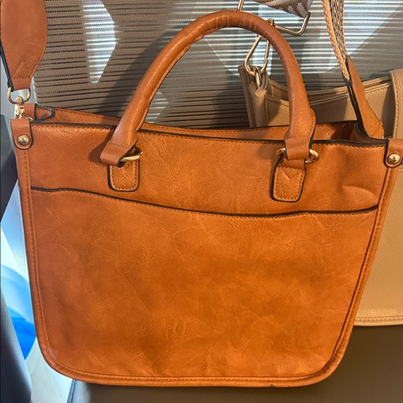 Brown and Beige Crossbody Bags - Picture 2 of 5